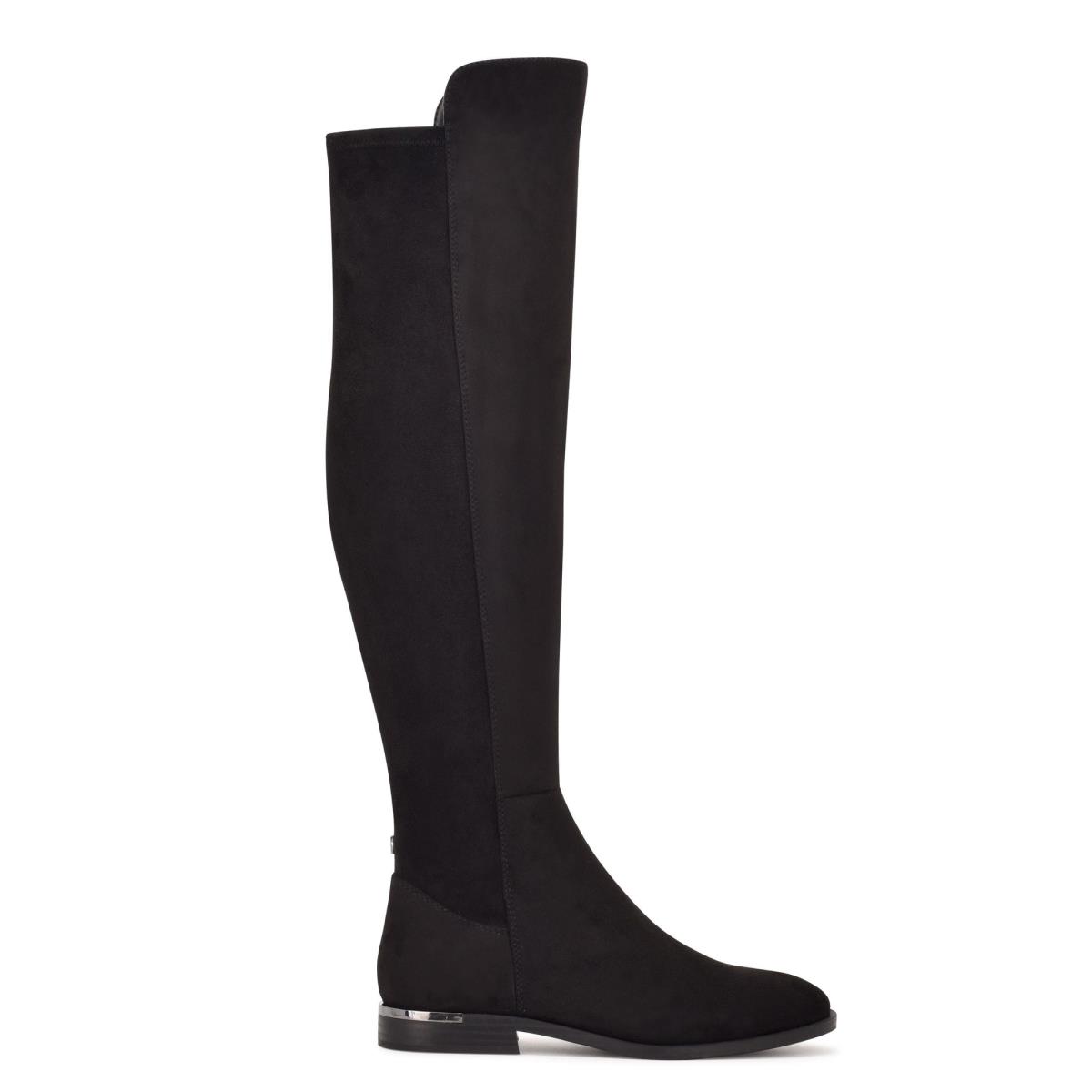 Botas Nine West Allair Over the Knee Mujer Negras | 8045YWZGM