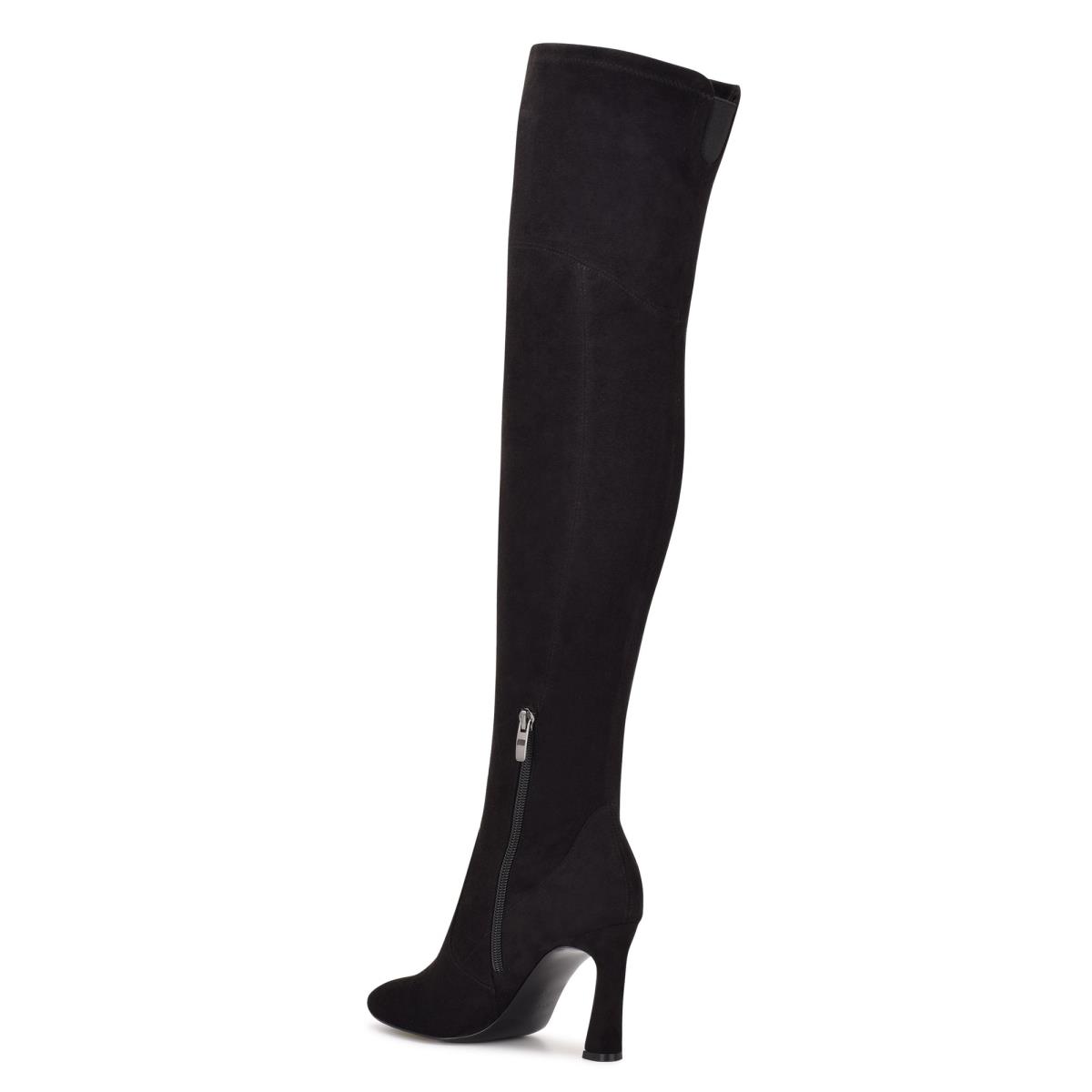 Botas Nine West Sizzle Over The Knee Heel Mujer Negras | 4281ZBOTA