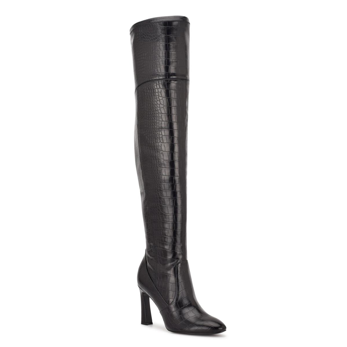 Botas Nine West Sizzle Over The Knee Heel Mujer Negras | 9014ZEOLM