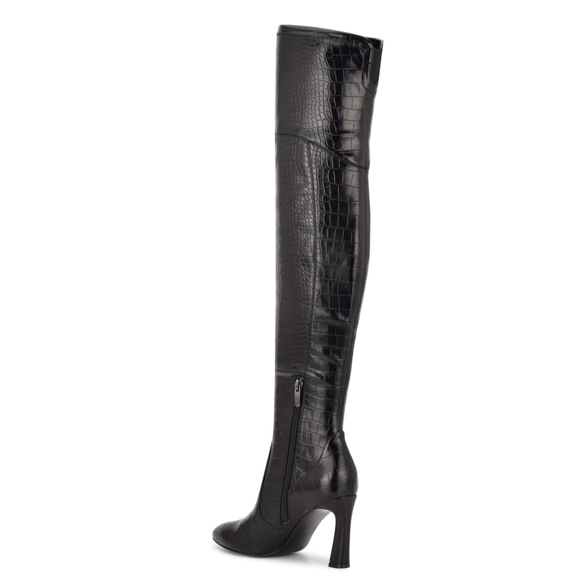 Botas Nine West Sizzle Over The Knee Heel Mujer Negras | 9014ZEOLM