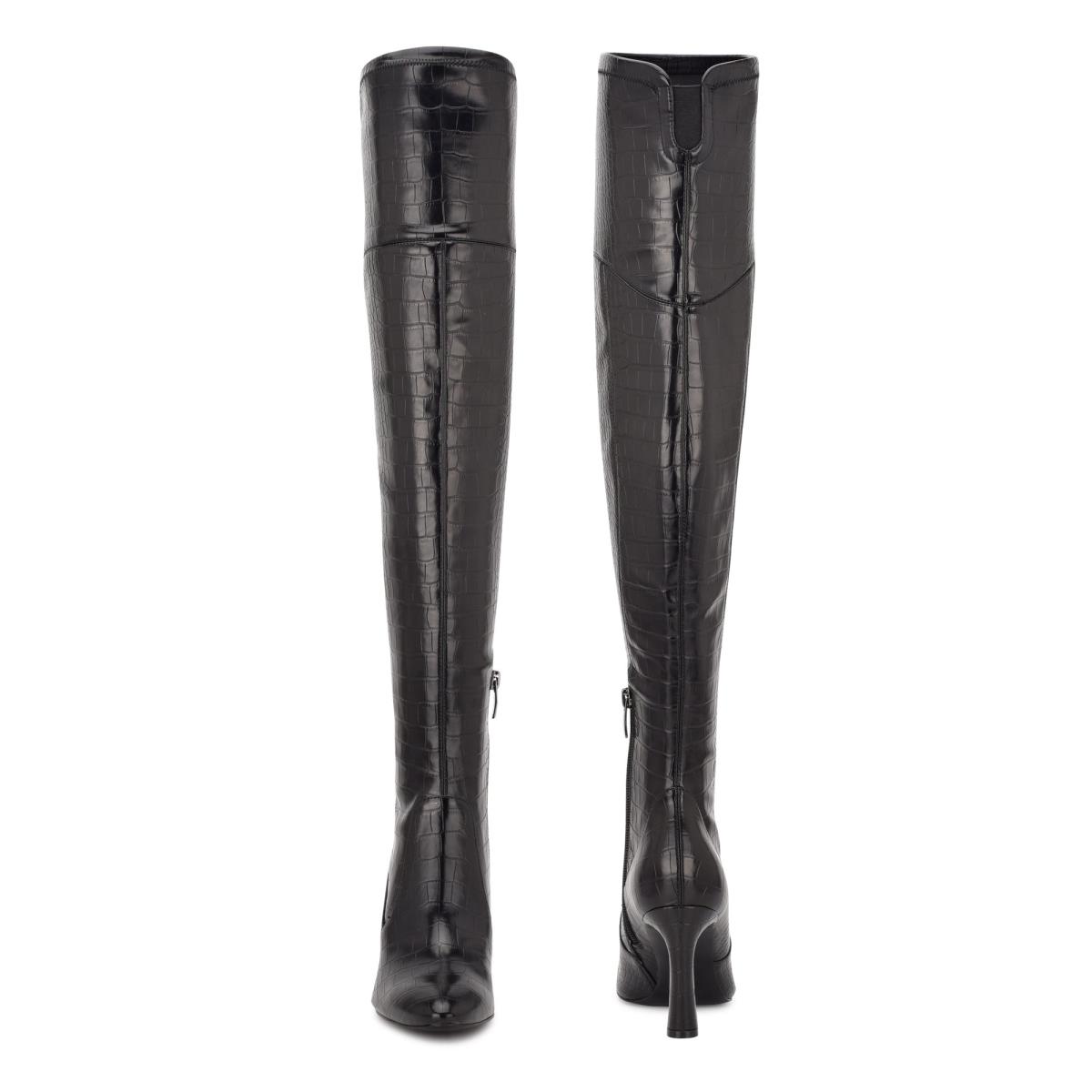 Botas Nine West Sizzle Over The Knee Heel Mujer Negras | 9014ZEOLM