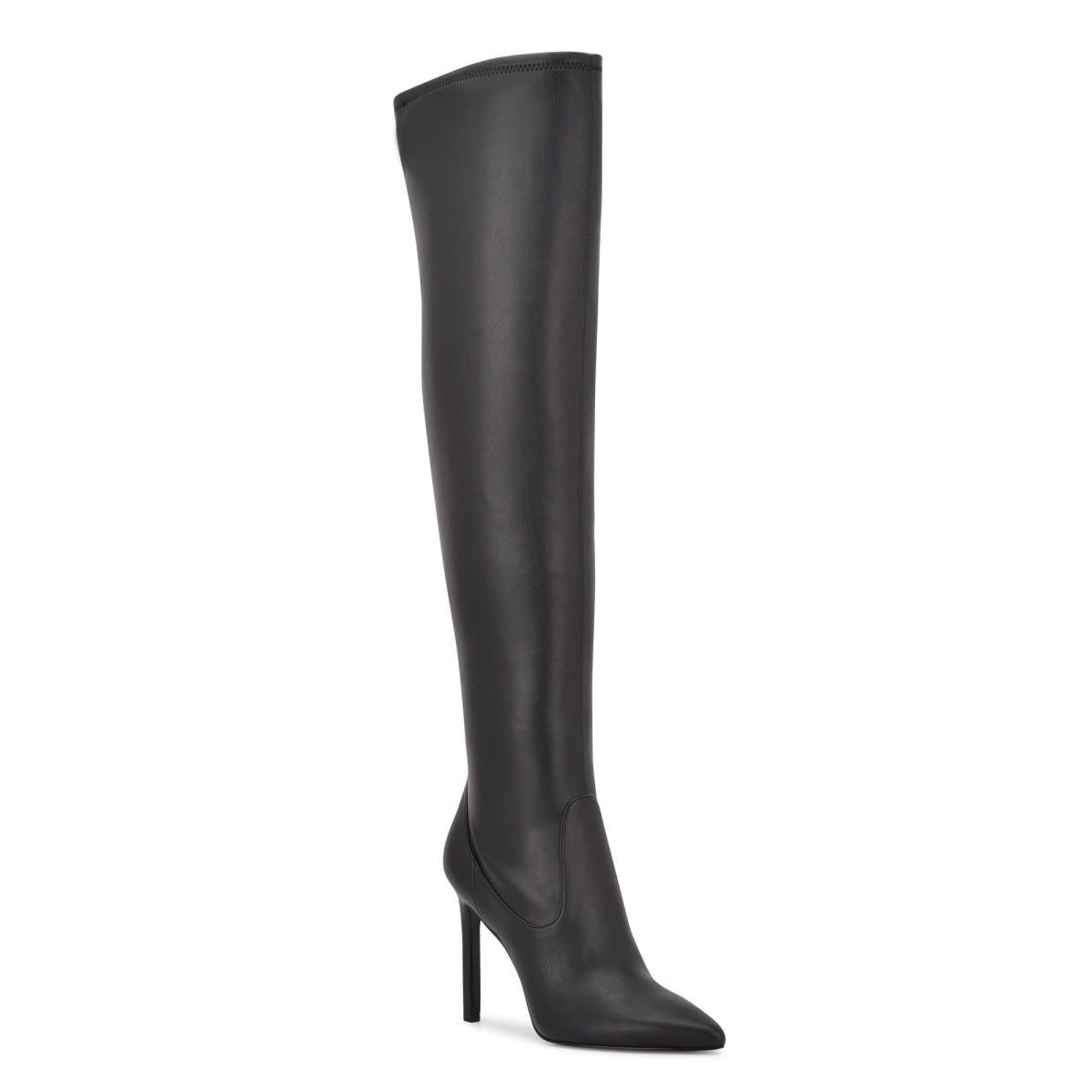 Botas Nine West Tacy Over The Knee Mujer Negras | 4287NMWRT