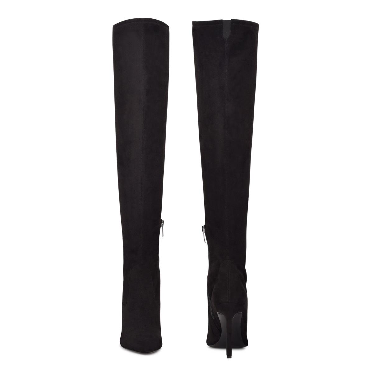 Botas Nine West Tacy Over The Knee Mujer Negras | 4628RUCMN