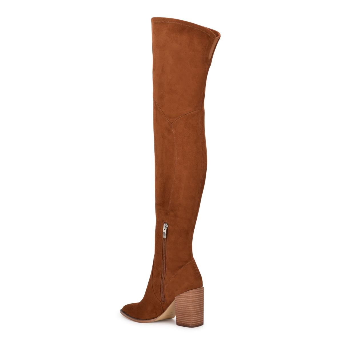 Botas de Tacon Nine West Barret Over The Knee Mujer Marrones | 5930TUQIB