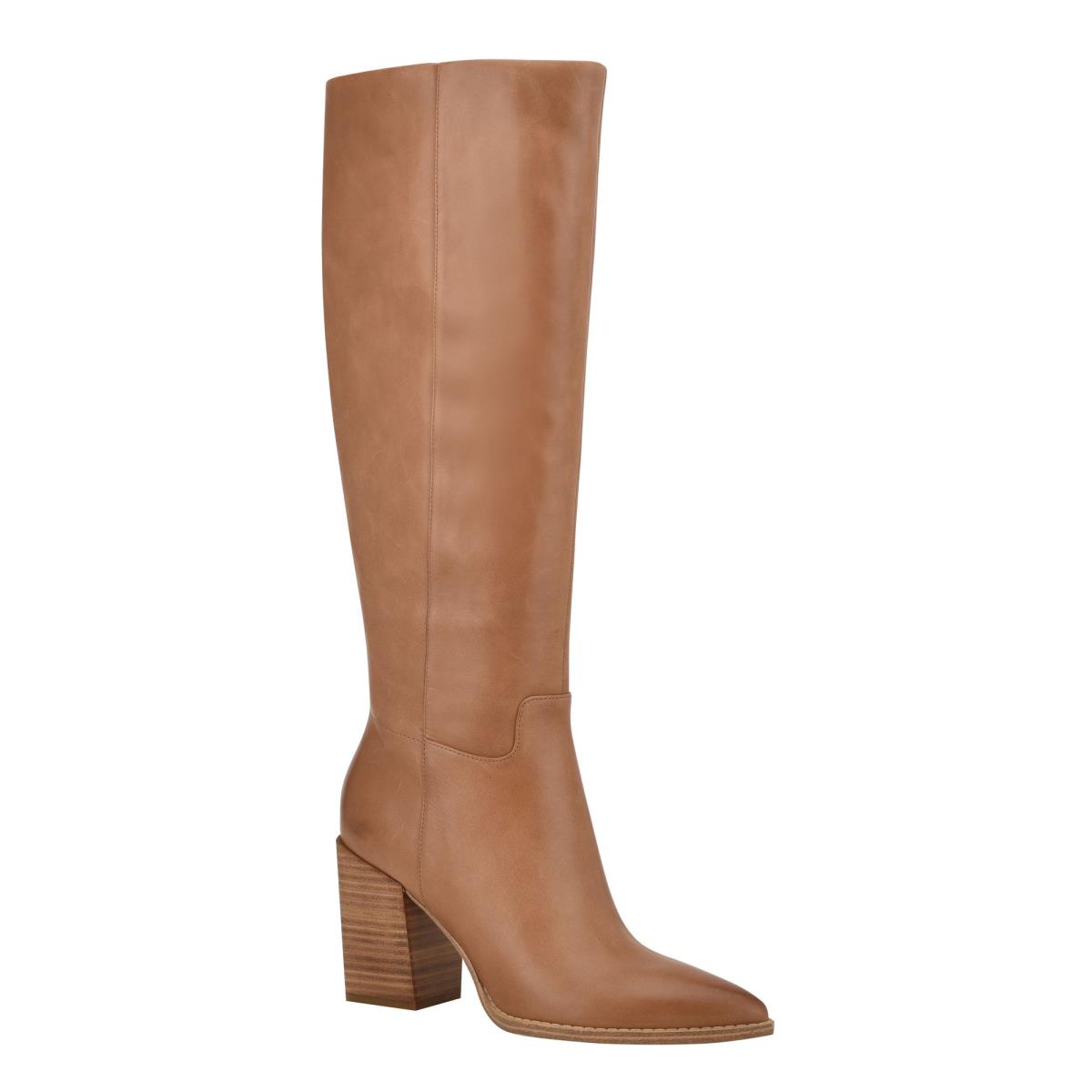 Botas de Tacon Nine West Brixe Mujer Beige | 5963MUQOW