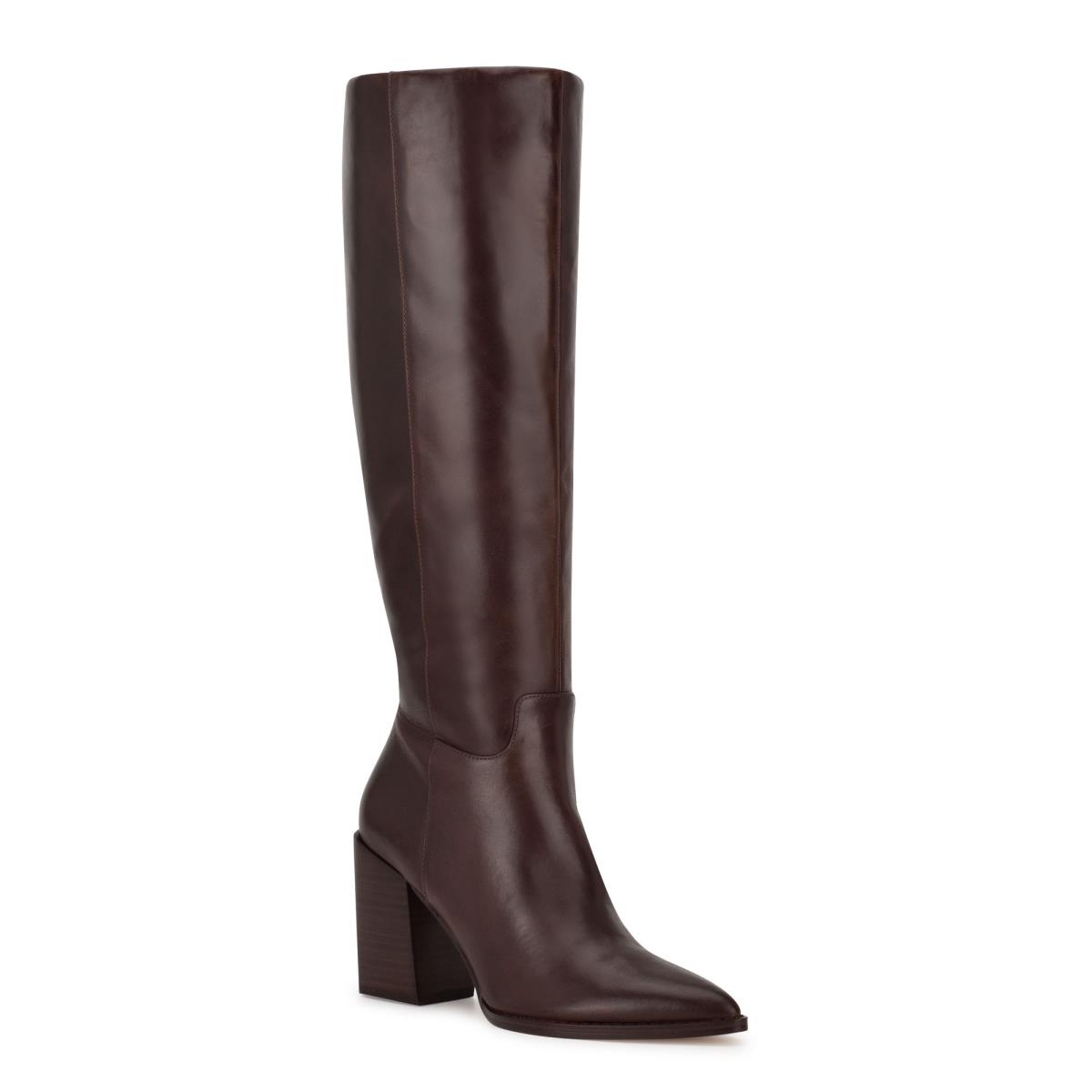 Botas de Tacon Nine West Brixe Mujer Marrones | 3980NJORV