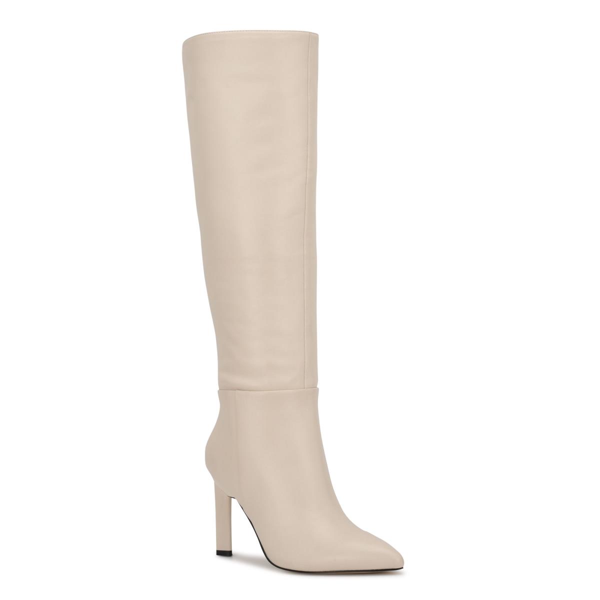 Botas de Tacon Nine West Eardy Mujer Blancas | 4150LKYXC