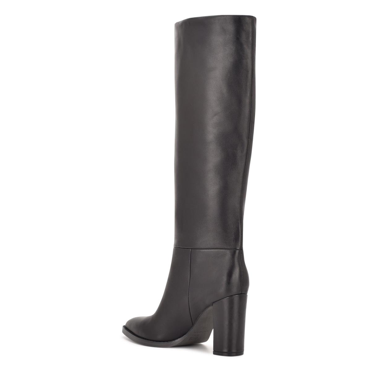 Botas de Tacon Nine West Hiya Mujer Negras | 5104RSEYM