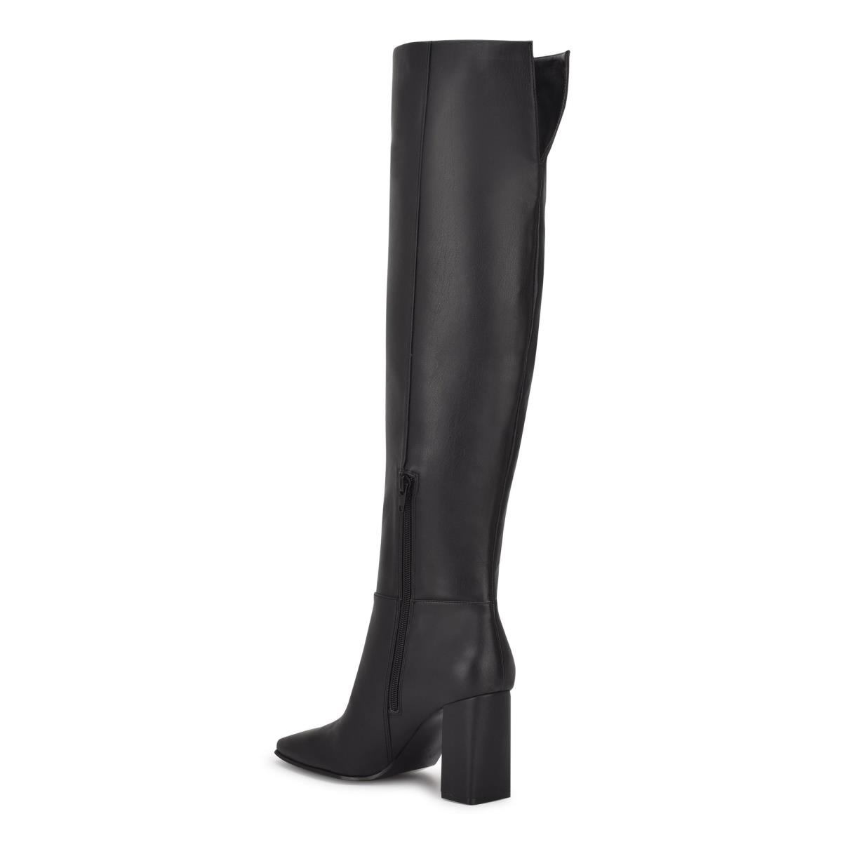 Botas de Tacon Nine West Kalida Mujer Negras | 5671VWTZI