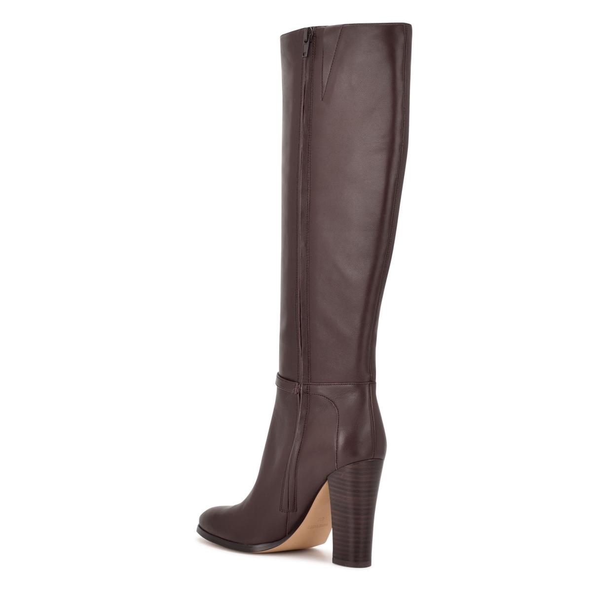 Botas de Tacon Nine West Kimy Mujer Marrones | 4109GWOJD