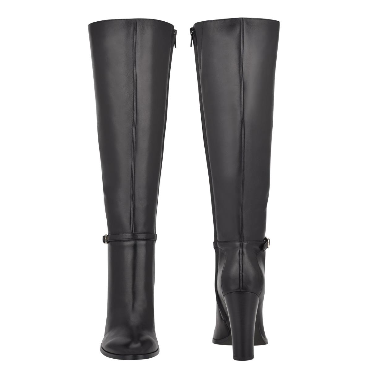 Botas de Tacon Nine West Kimy Mujer Negras | 7630KBNMH