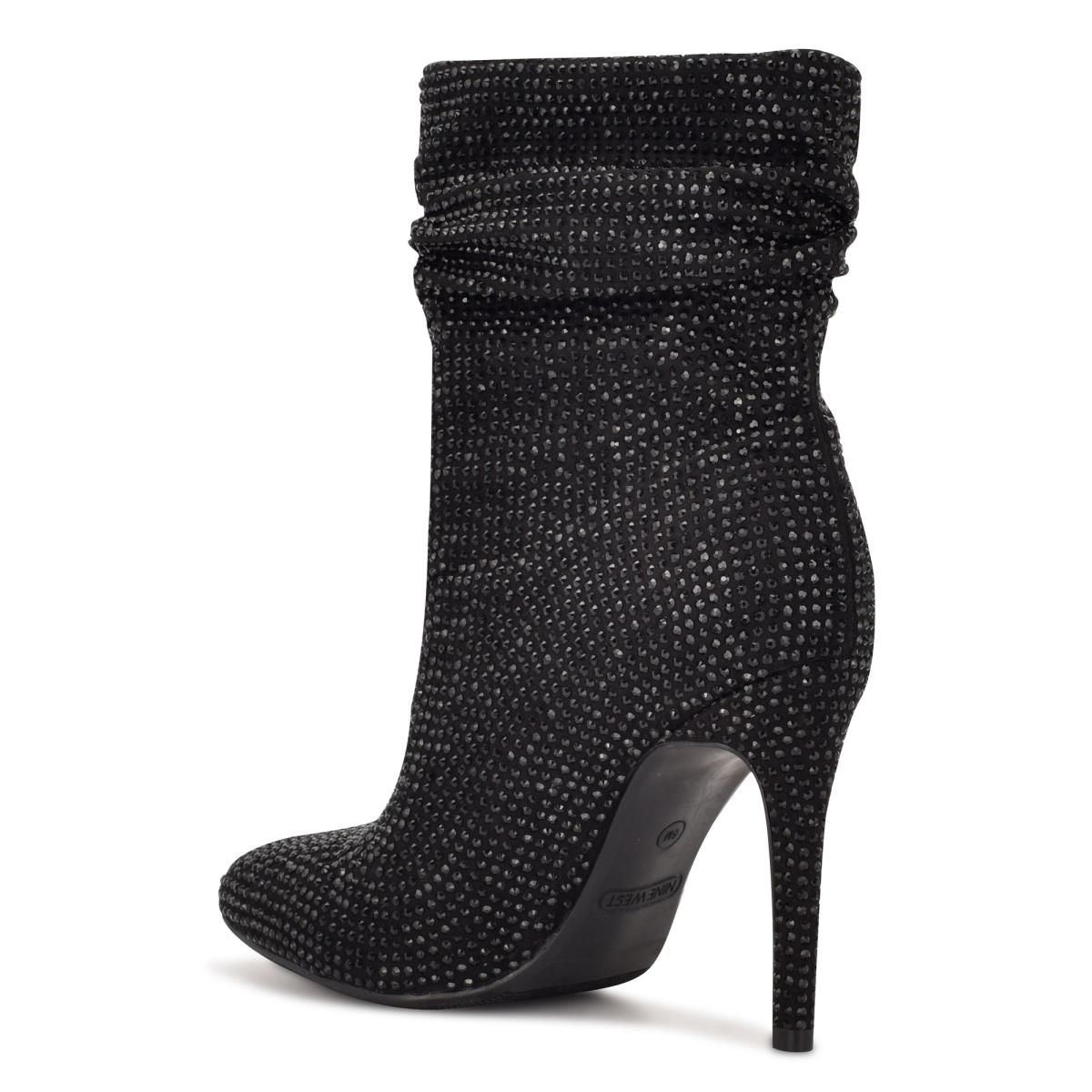 Botines Nine West Dazzle Vestido Mujer Negras | 4972YRWTS