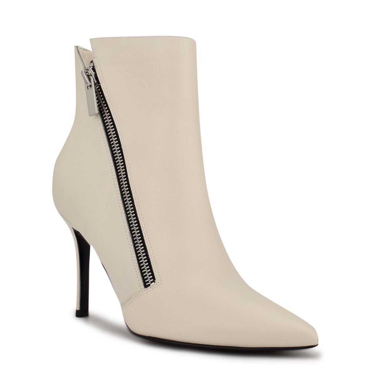 Botines Nine West Fast Vestido Mujer Creme | 1397HBWTD