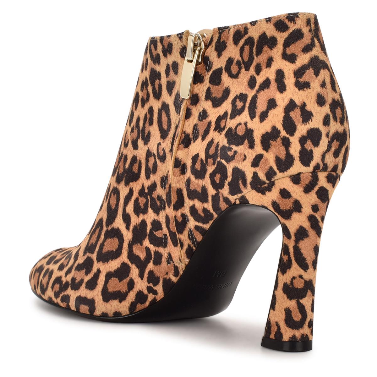 Botines Nine West Raze Vestido Mujer Leopardo | 4061FTNOM