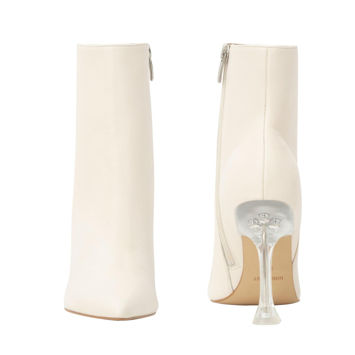 Botines Nine West Tonight Vestido Mujer Creme | 0813HNXZS