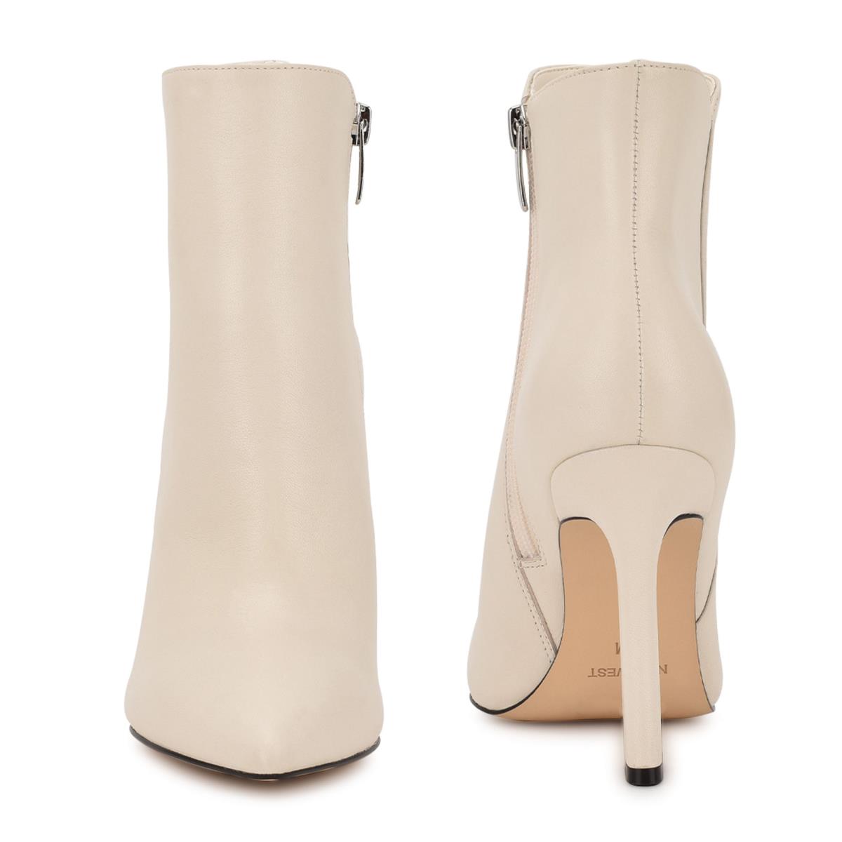 Botines Nine West Torrie Vestido Mujer Creme | 0542UOMHA