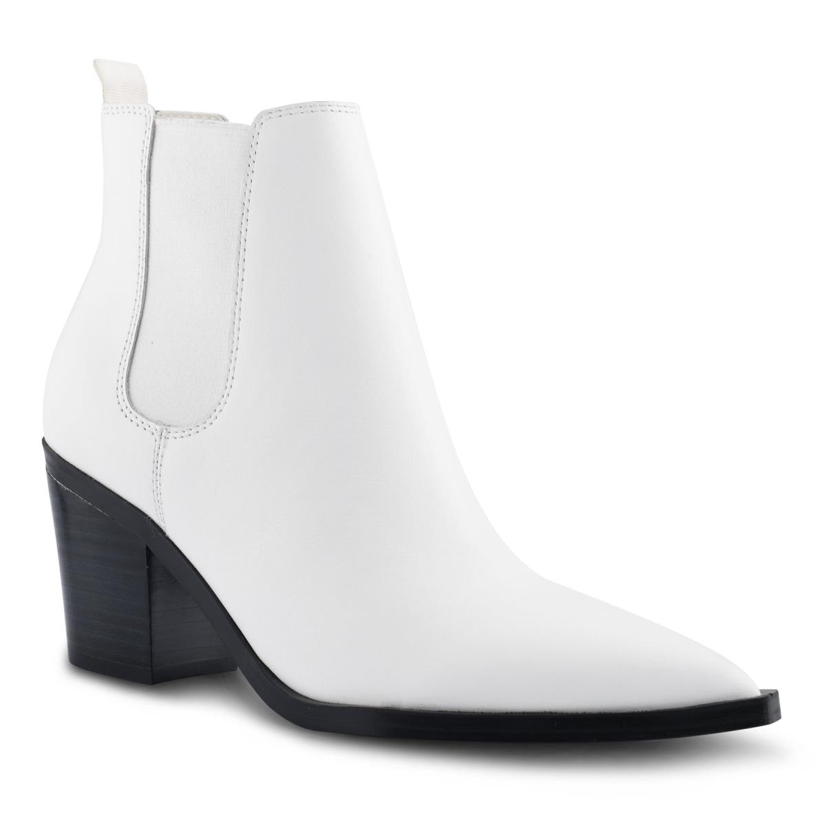 Botines Nine West Wyllis Block Heel Mujer Blancas | 7823UJXAQ