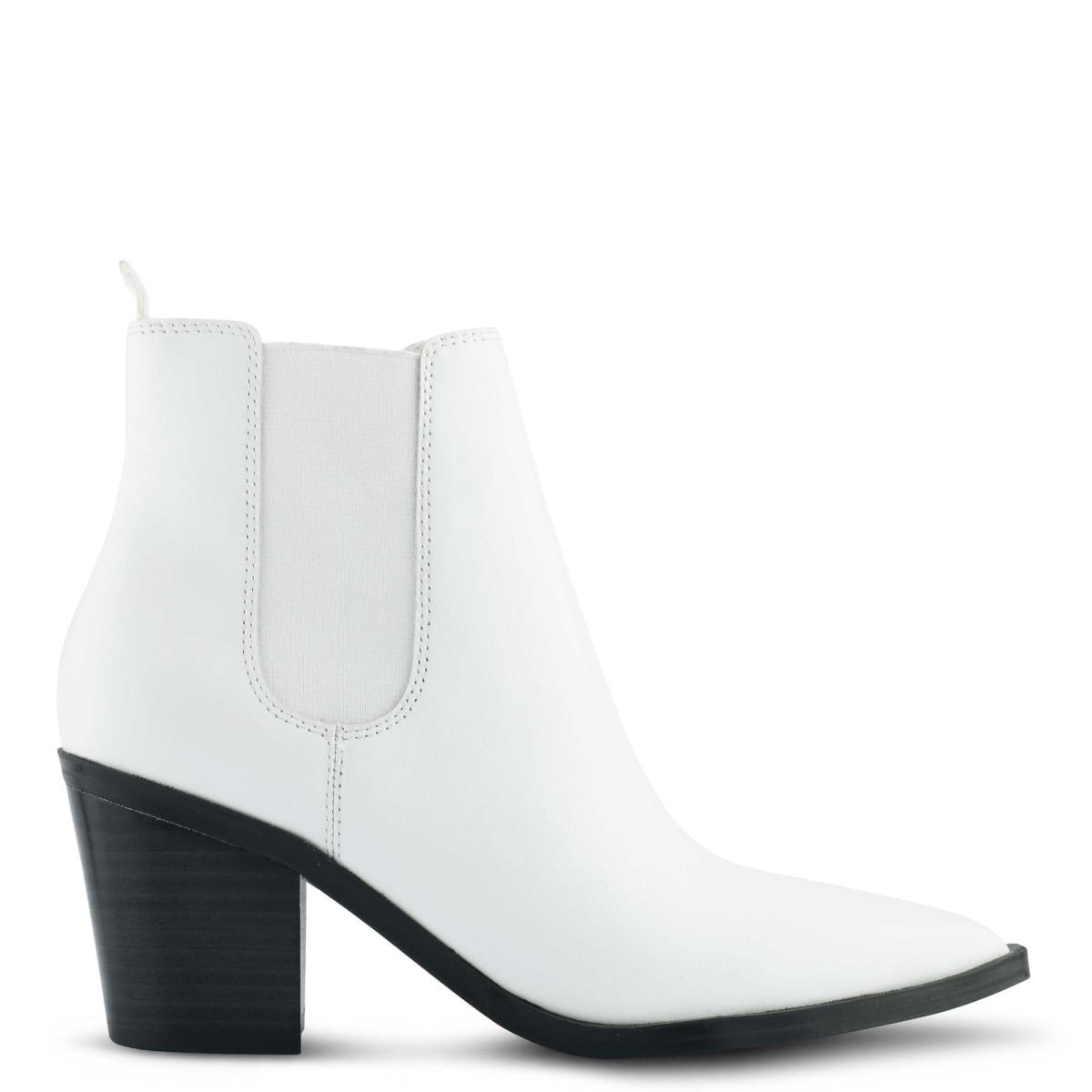 Botines Nine West Wyllis Block Heel Mujer Blancas | 7823UJXAQ