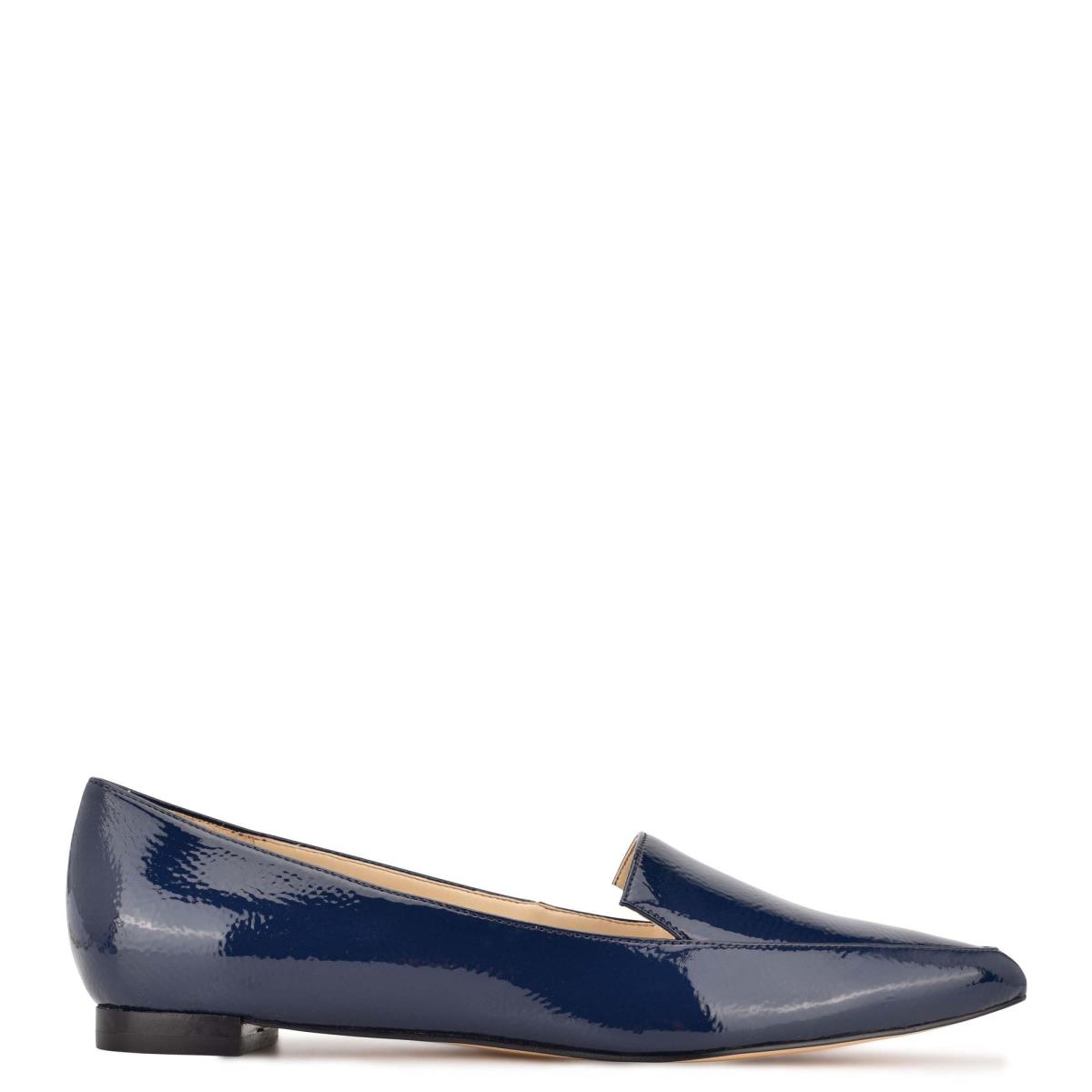 Flats Nine West Abay Smoking Mujer Azules | 6582DSOJX