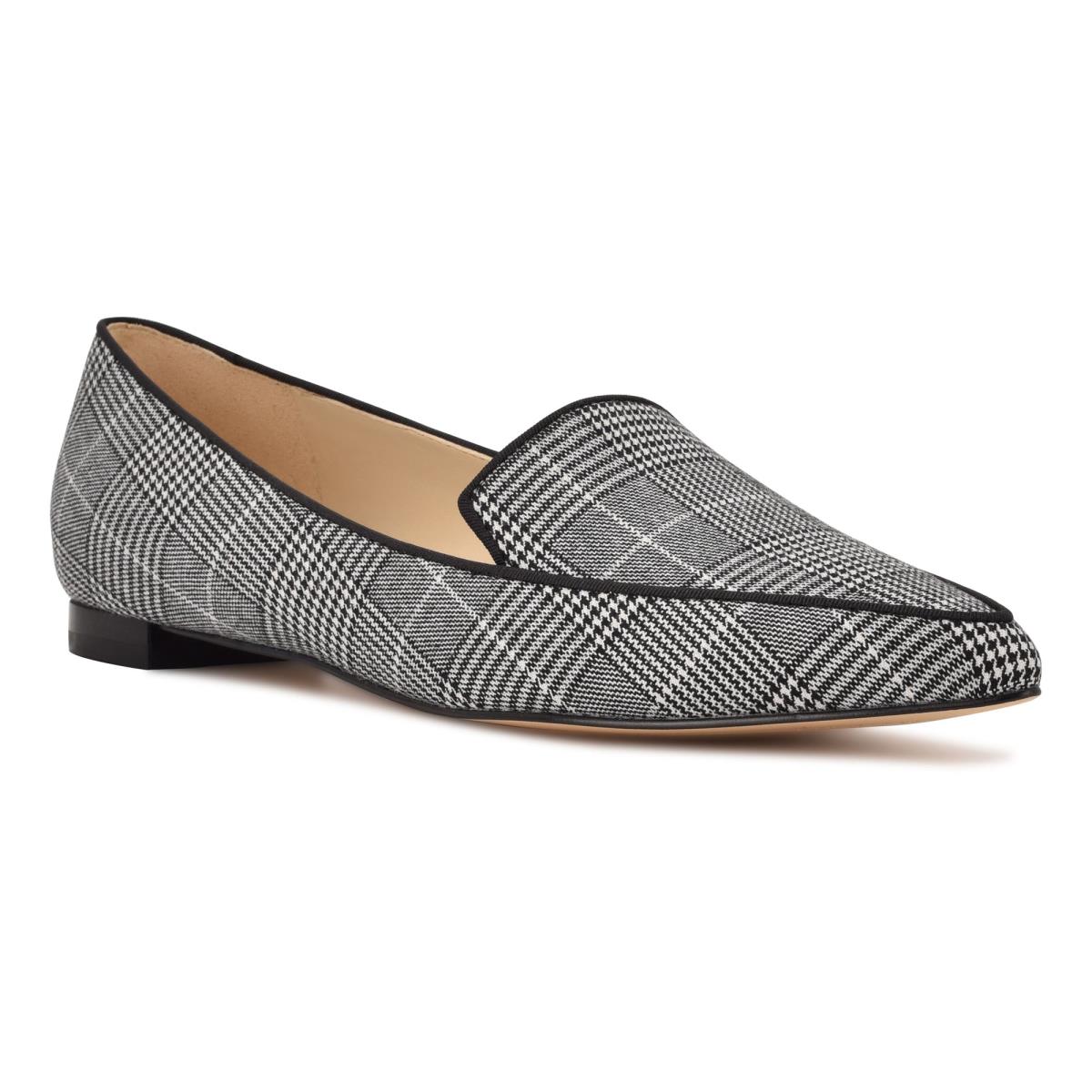 Flats Nine West Abay Smoking Mujer Gris | 6174ZISDQ