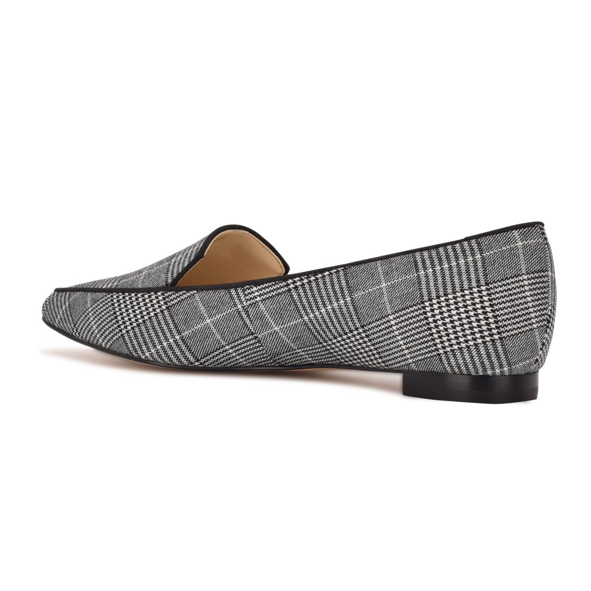 Flats Nine West Abay Smoking Mujer Gris | 6174ZISDQ