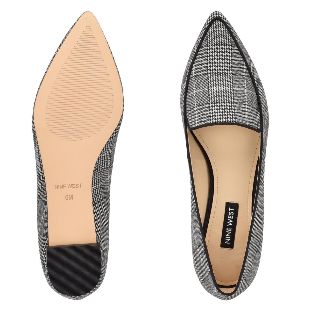 Flats Nine West Abay Smoking Mujer Gris | 6174ZISDQ