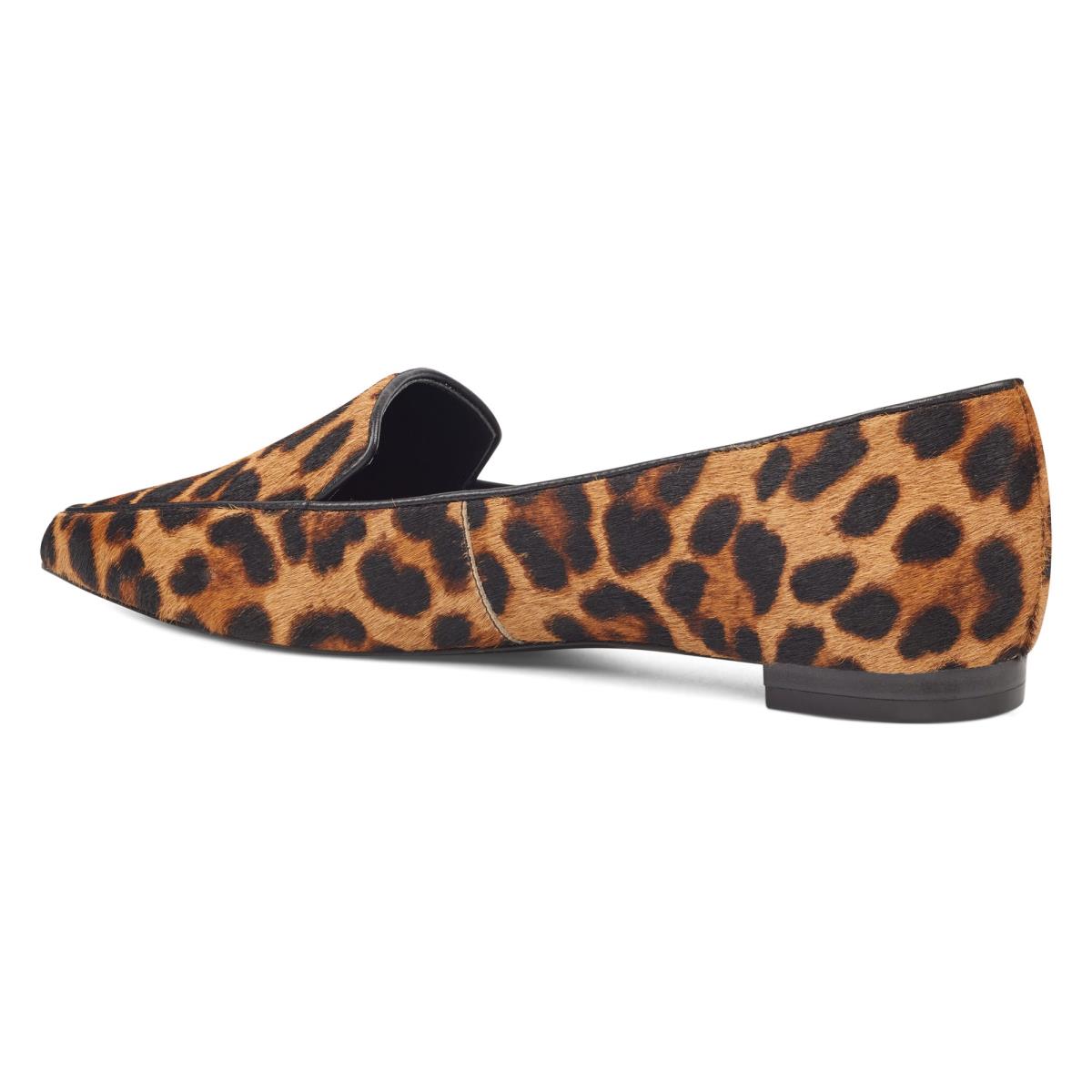 Flats Nine West Abay Smoking Mujer Leopardo | 9501KIFPX