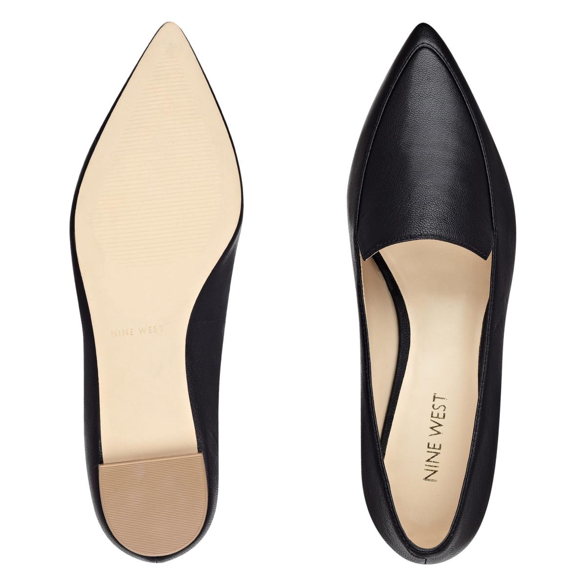 Flats Nine West Abay Smoking Mujer Negras | 6981JWCZK