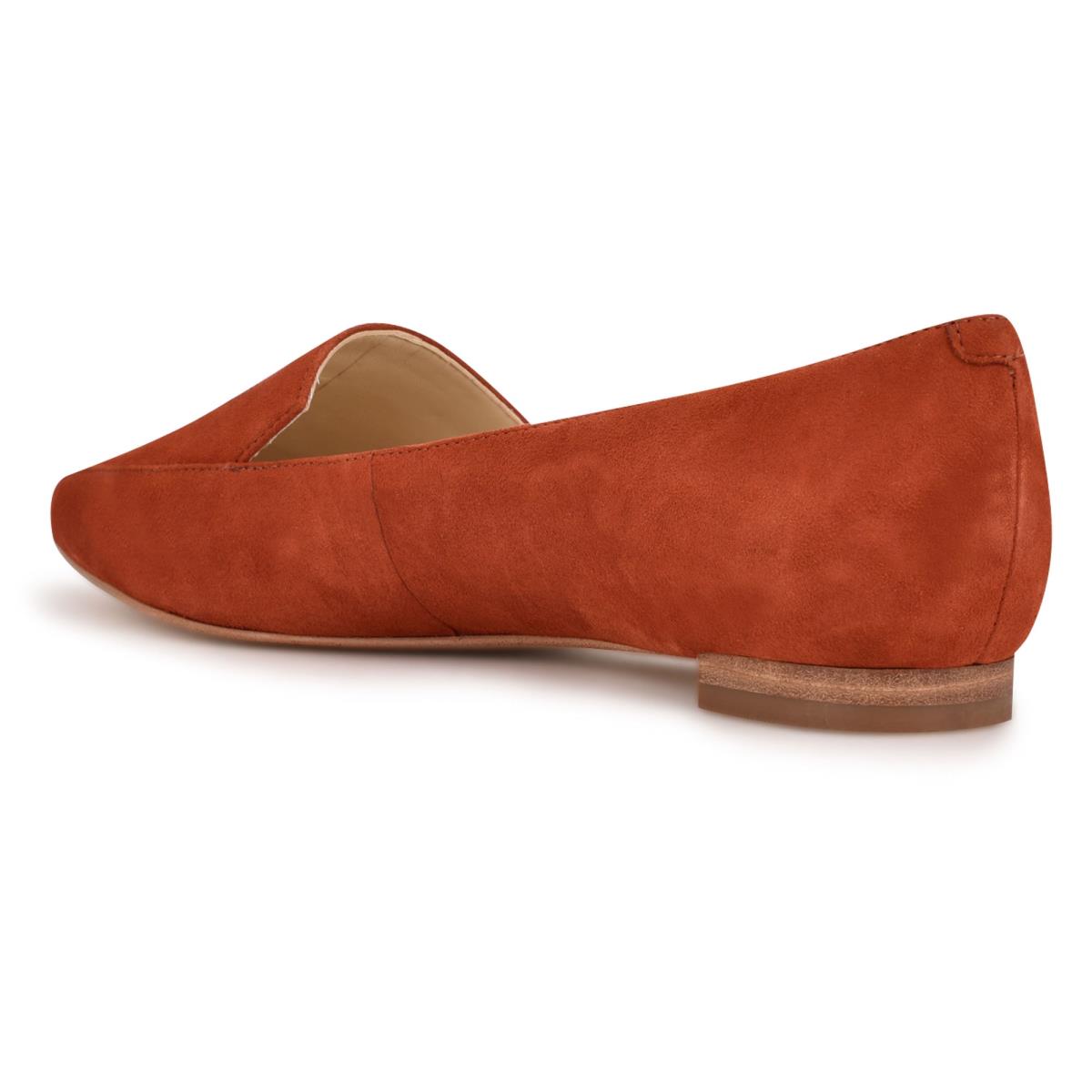 Flats Nine West Abay Smoking Mujer Rojas | 1670PTMXJ