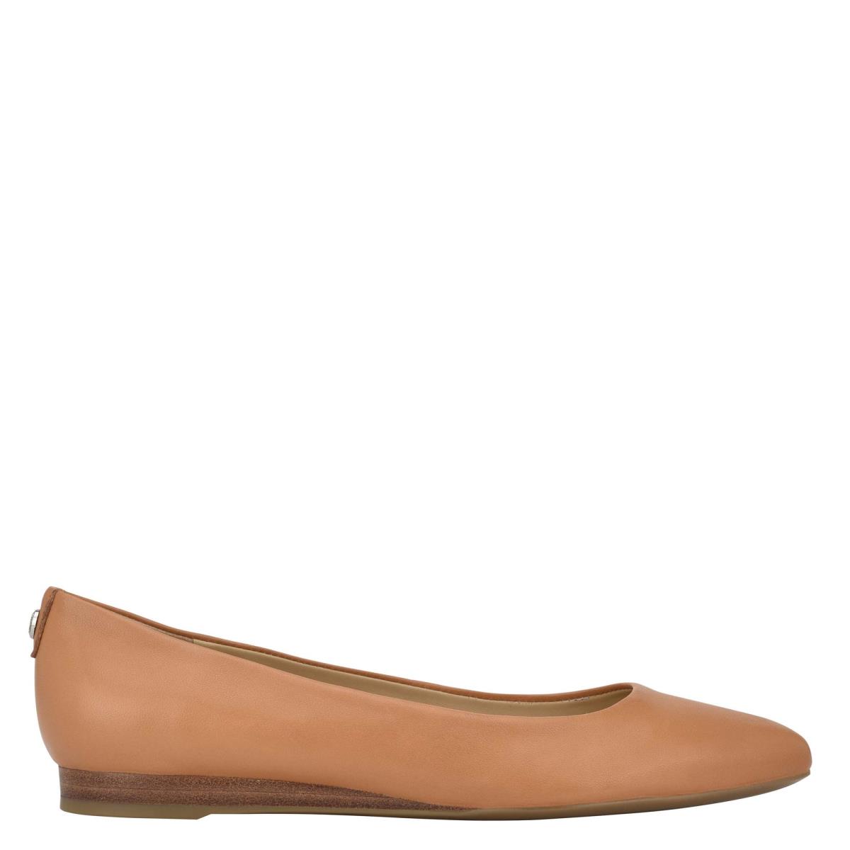 Flats Nine West Ferdi 9x9 Pointy Puntera Mujer Beige | 5048QPCKM