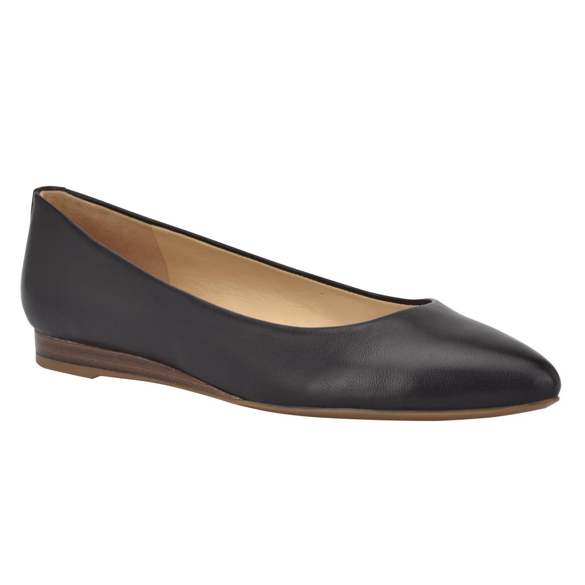 Flats Nine West Ferdi 9x9 Pointy Puntera Mujer Negras | 7602XSYUW