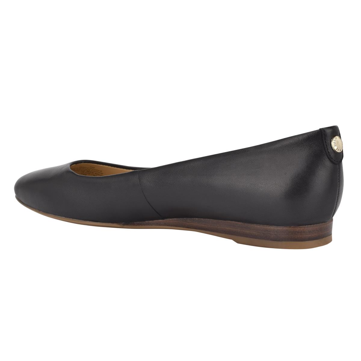 Flats Nine West Ferdi 9x9 Pointy Puntera Mujer Negras | 7602XSYUW