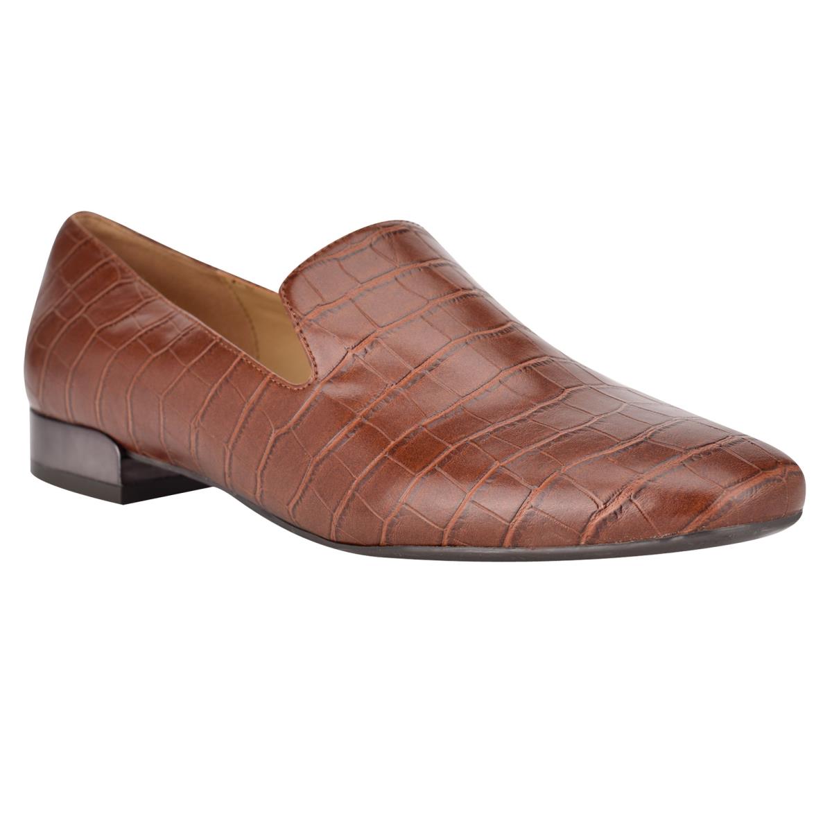 Flats Nine West Lisette Smoking Mujer Marrones | 5973DASWI