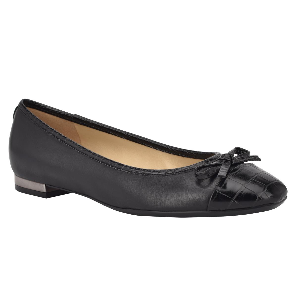 Flats Nine West Olly 9x9 Ballet Mujer Negras | 5928BAWDF