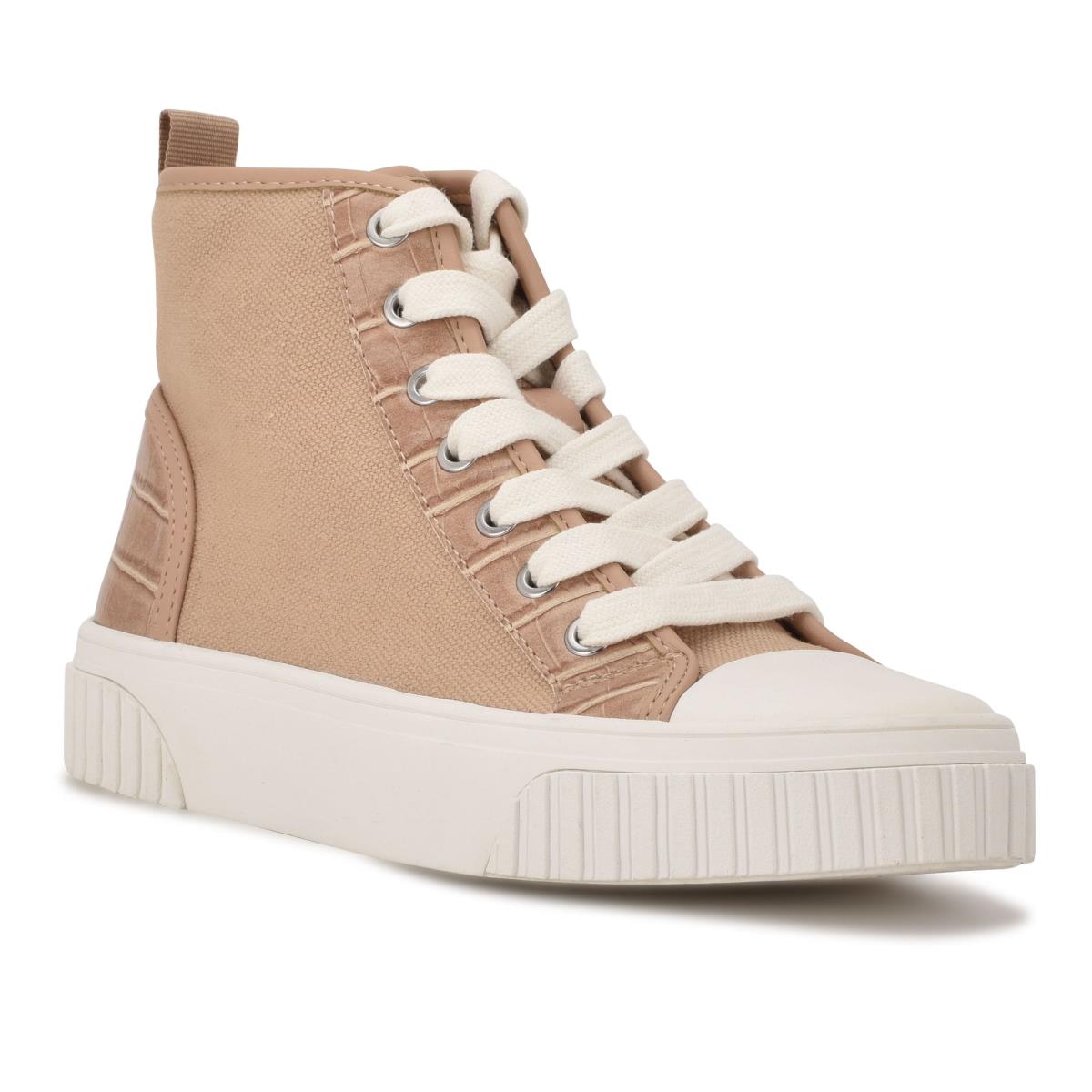 High Top Sneakers Nine West Dyiane Mujer Coral Marrones | 6734TUEPS