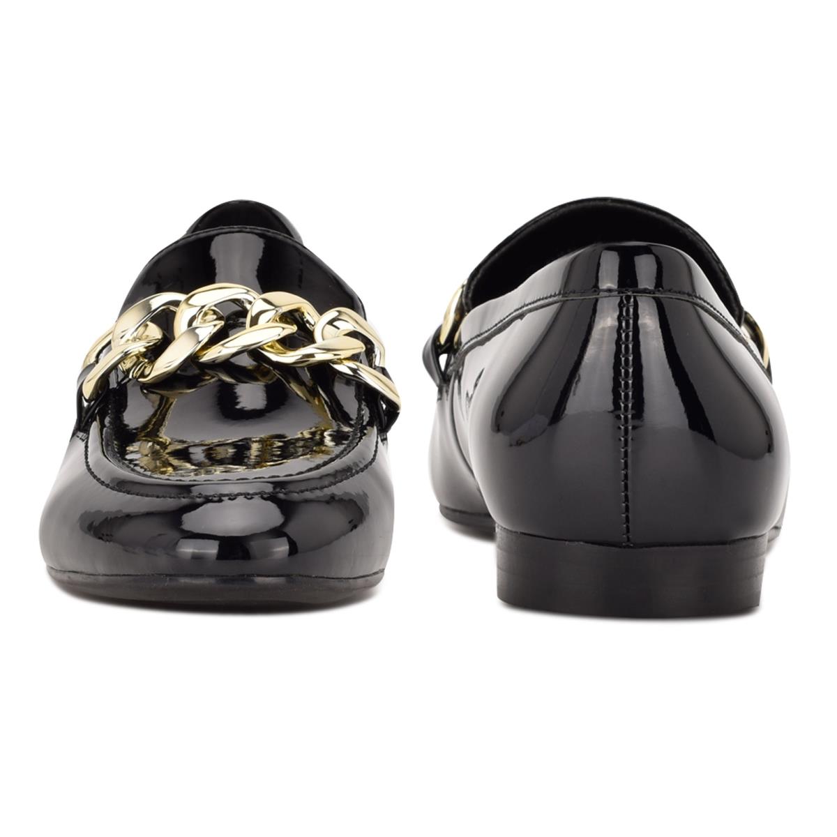 Loafers Nine West Chain Slip-On Mujer Negras | 0384GMFLX