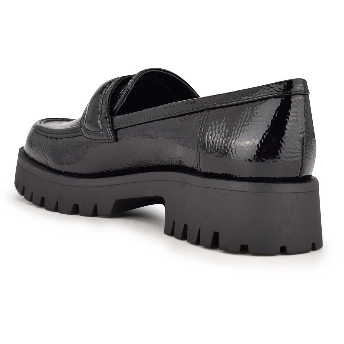 Loafers Nine West Garren Lug Sole Mujer Negras | 9872JXAVS