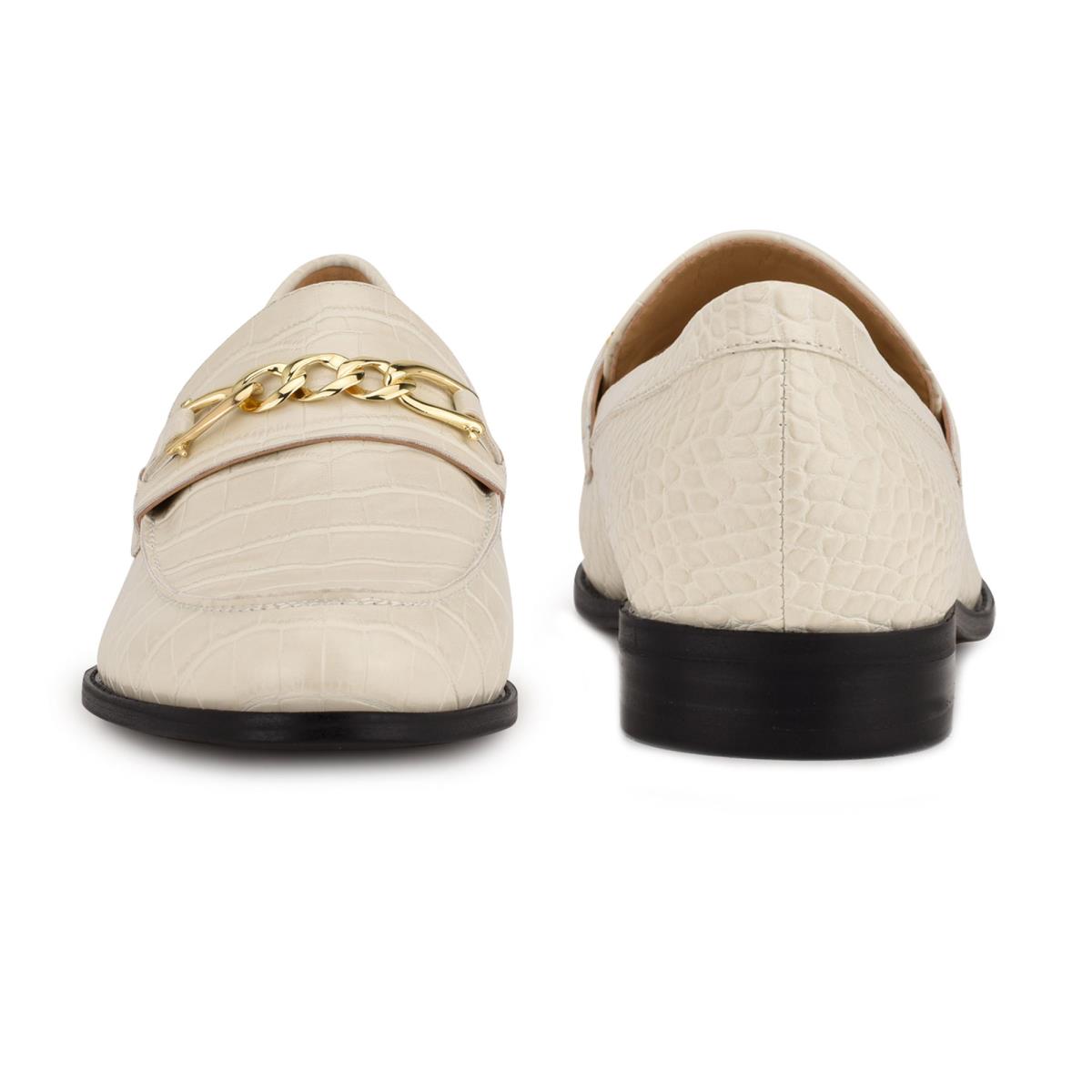 Loafers Nine West Onlyou Slip-On Mujer Beige | 8421VRBDS