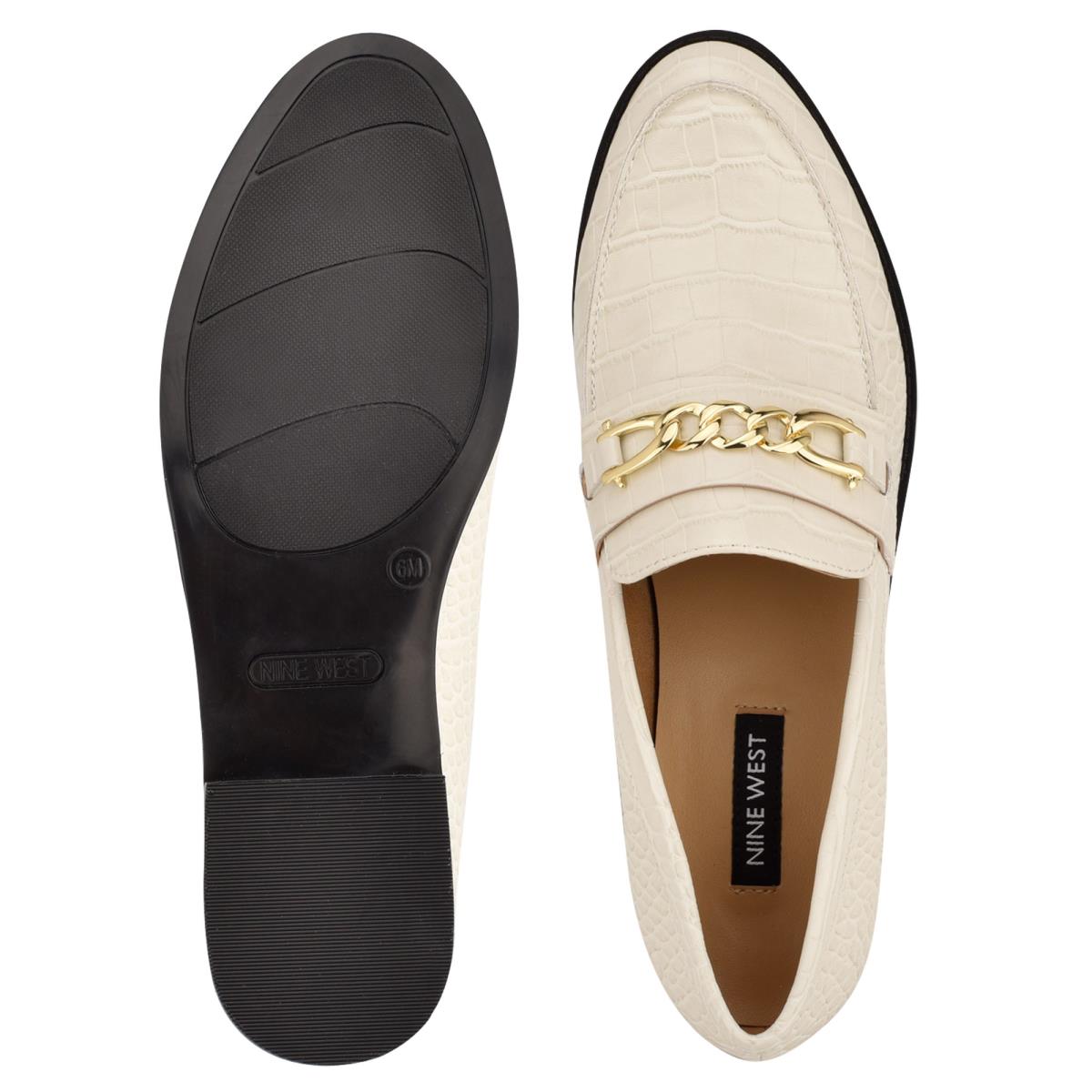 Loafers Nine West Onlyou Slip-On Mujer Beige | 8421VRBDS