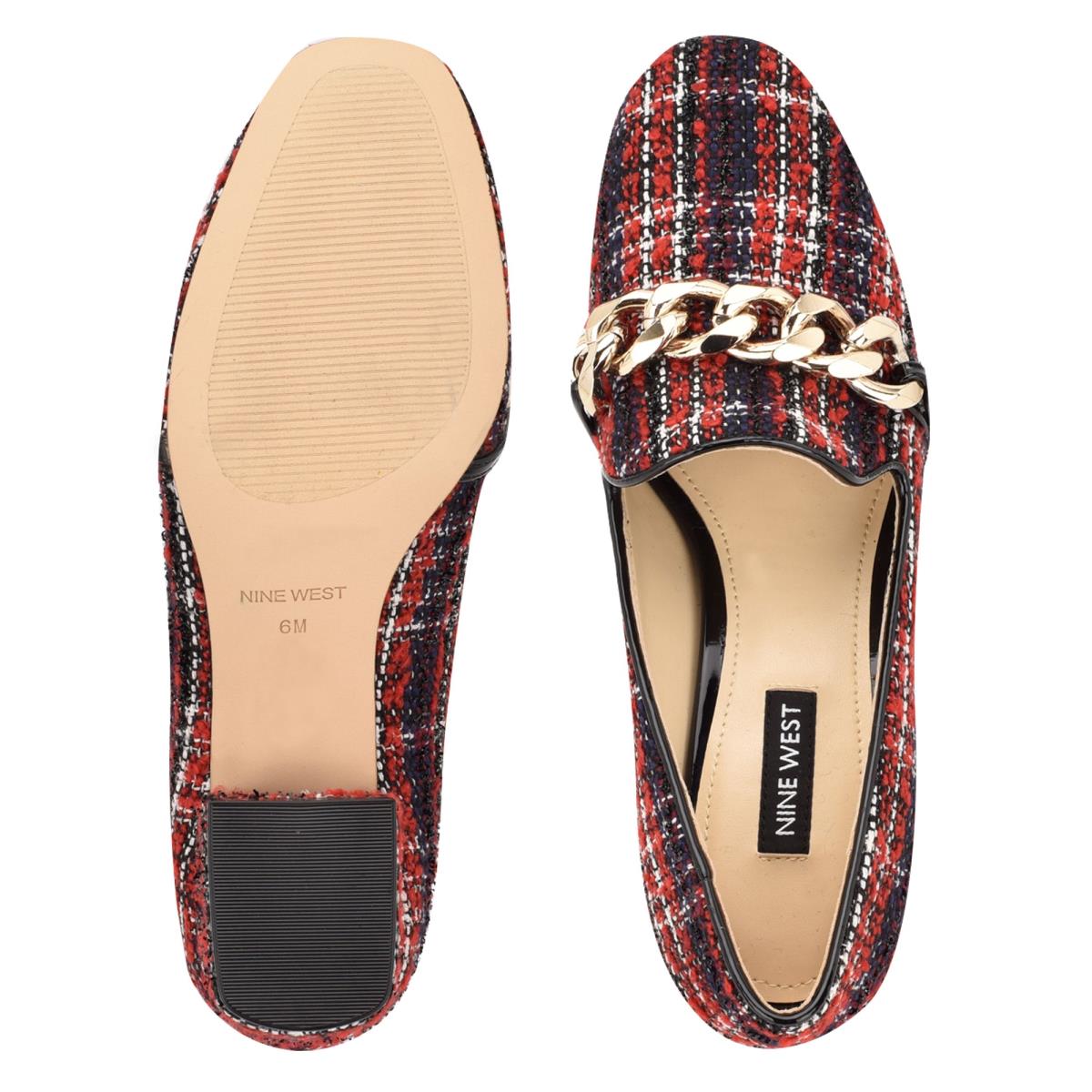 Loafers Nine West Remal Tacón Mujer Rojas | 1503THSEP