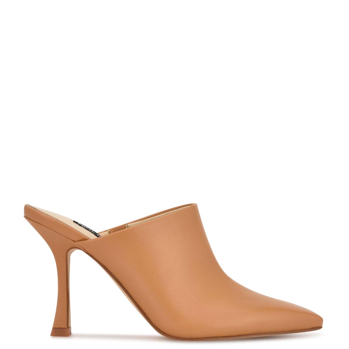 Mulas Nine West Ciao Heel Mujer Beige | 9547FPIWR