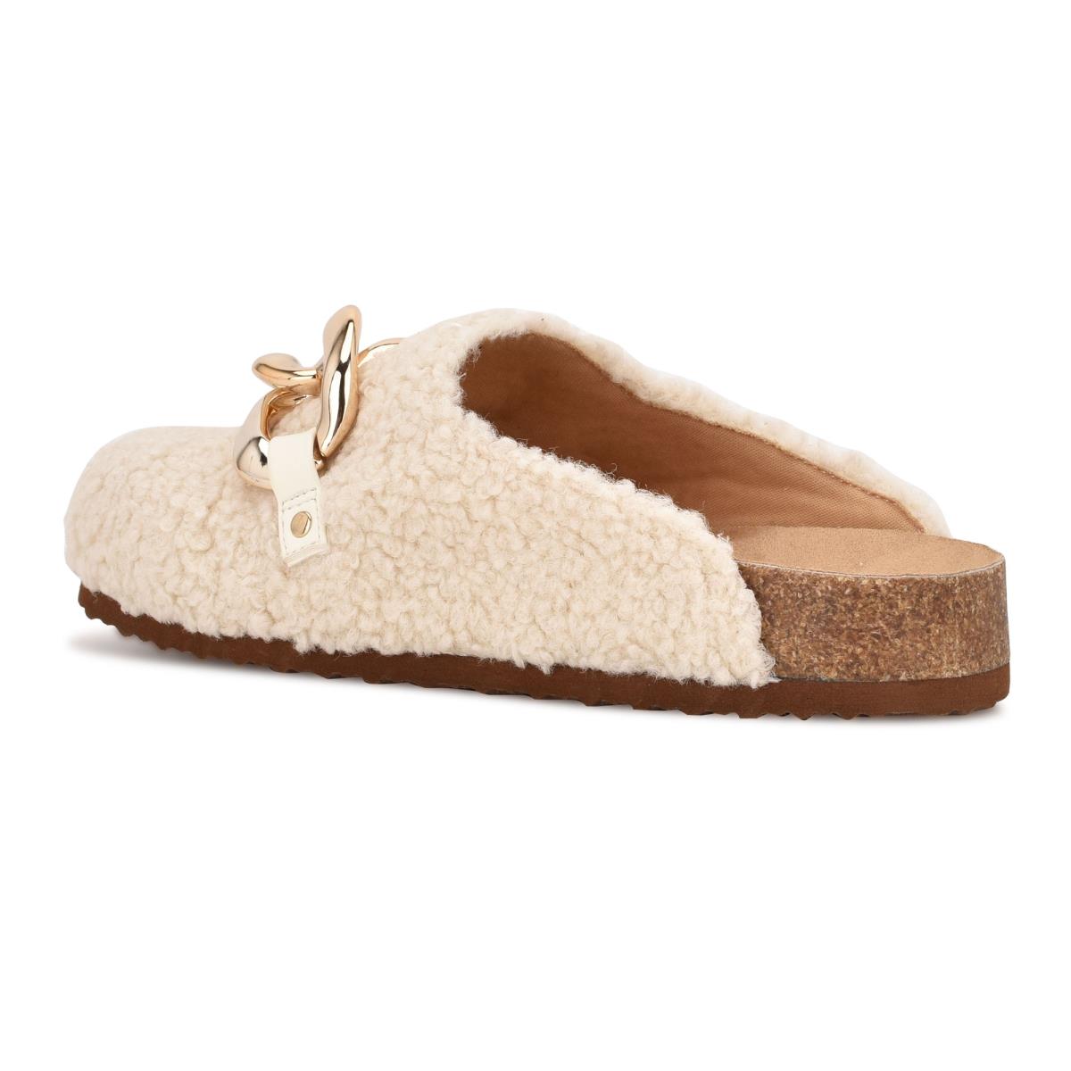 Mulas Nine West Everyth Cozy Mujer Creme | 6584XICAQ