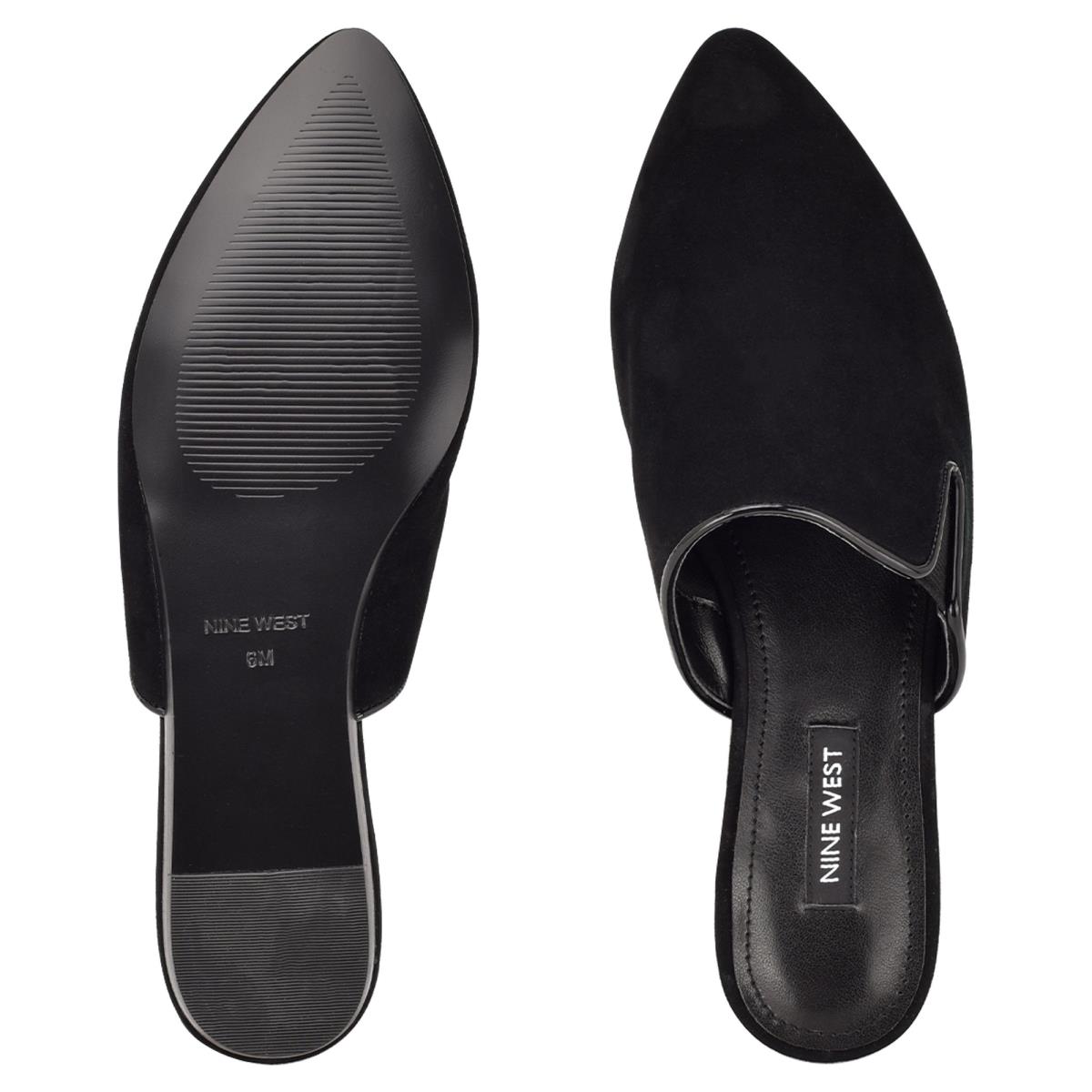 Mulas Nine West Freeda Pointy Puntera Mujer Negras | 0598UGCLF