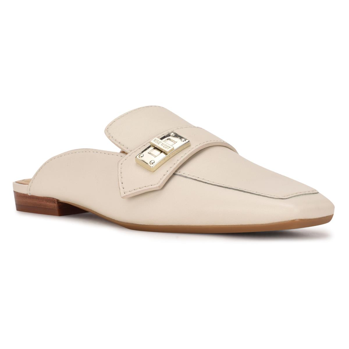 Mulas Nine West Neat 9x9 Loafer Mujer Creme | 0693TPIKO