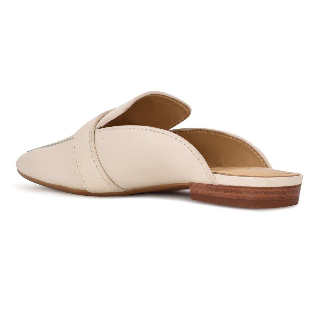 Mulas Nine West Neat 9x9 Loafer Mujer Creme | 0693TPIKO