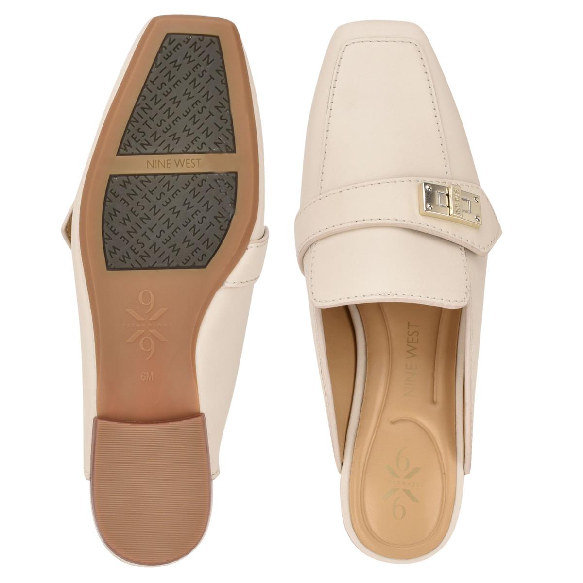 Mulas Nine West Neat 9x9 Loafer Mujer Creme | 0693TPIKO