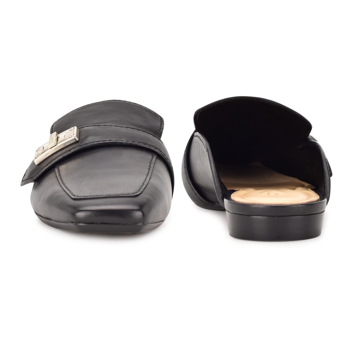 Mulas Nine West Neat 9x9 Loafer Mujer Negras | 9534AJBYZ