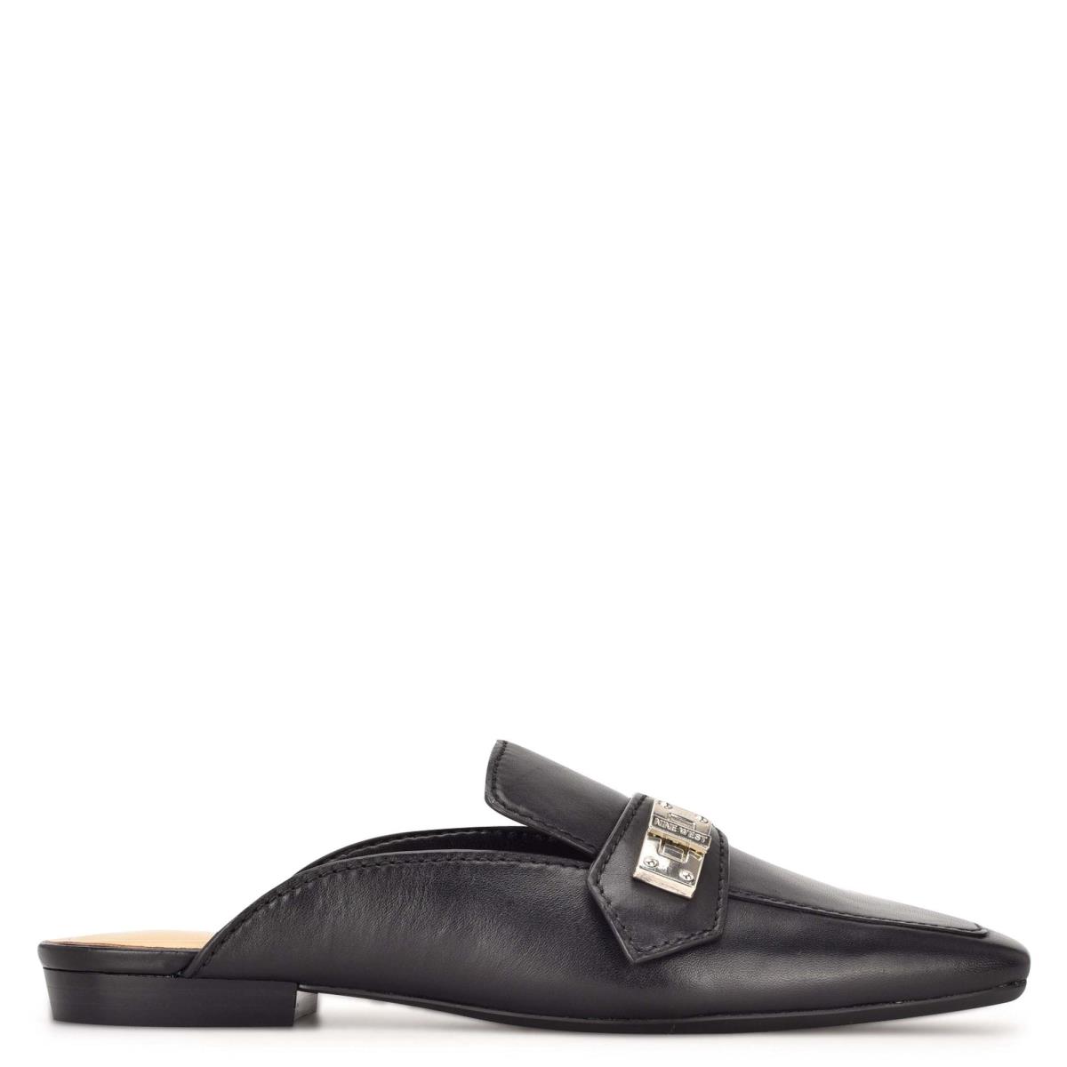 Mulas Nine West Neat 9x9 Loafer Mujer Negras | 9534AJBYZ