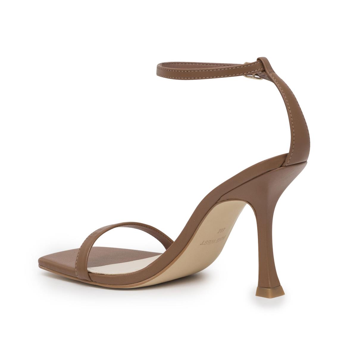 Sandalias Con Tiras Nine West Yess Ankle Mujer Marrones Claro | 3960JANCH