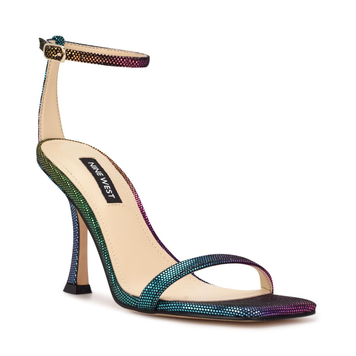 Sandalias Con Tiras Nine West Yess Ankle Mujer Multicolor | 9403YUEFC